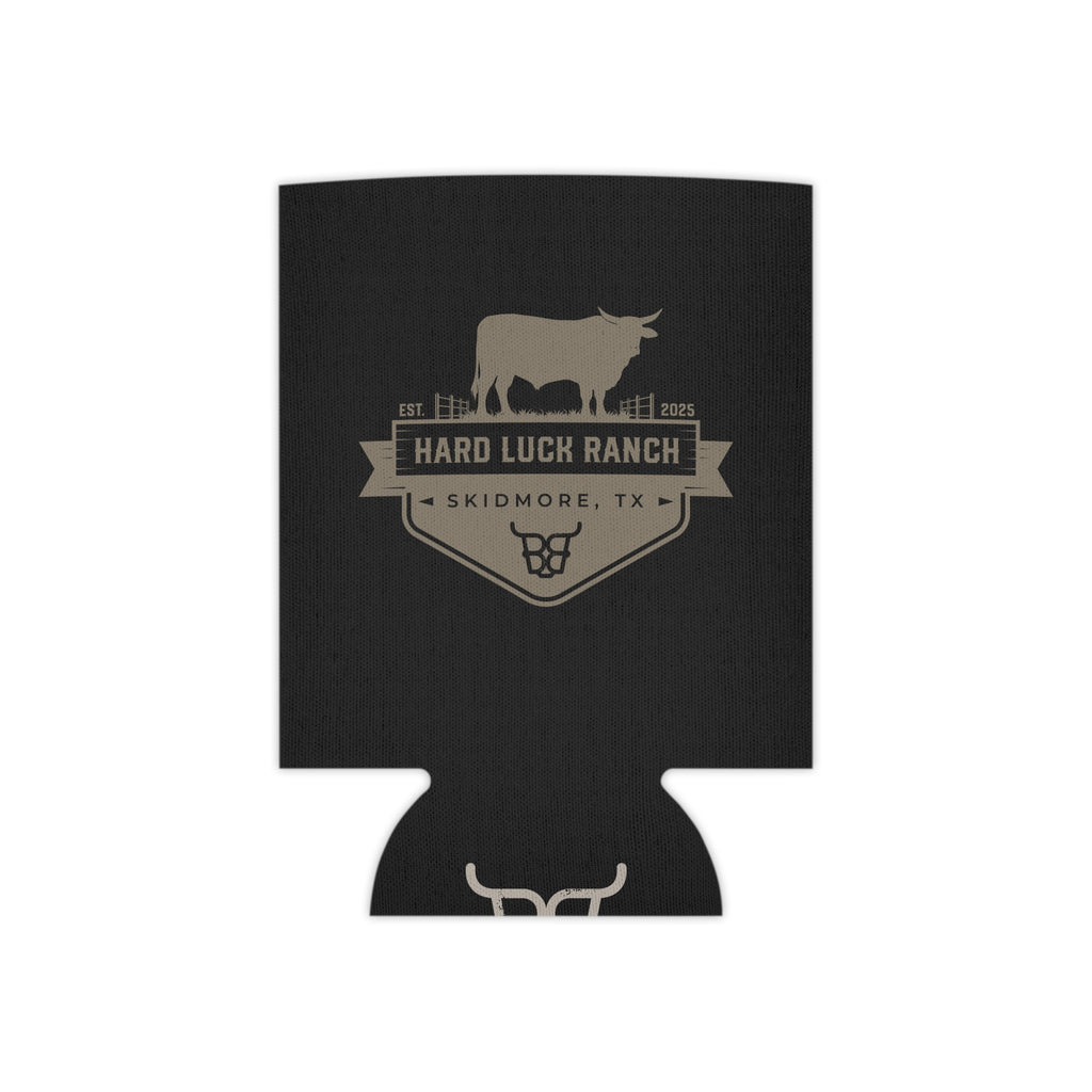 Hard Luck Ranch Can Cooler – Vintage Longhorn Beer Koozie (Skidmore, TX)