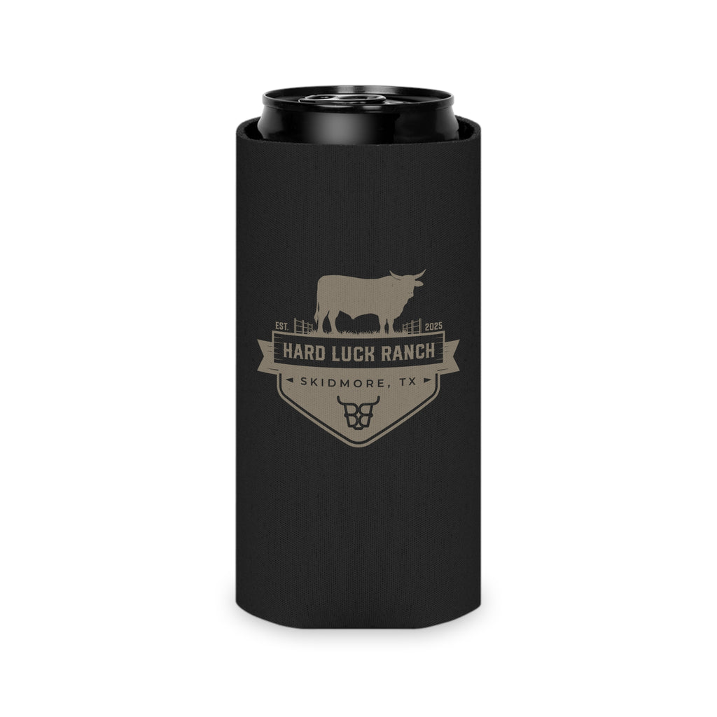 Hard Luck Ranch Can Cooler – Vintage Longhorn Beer Koozie (Skidmore, TX)