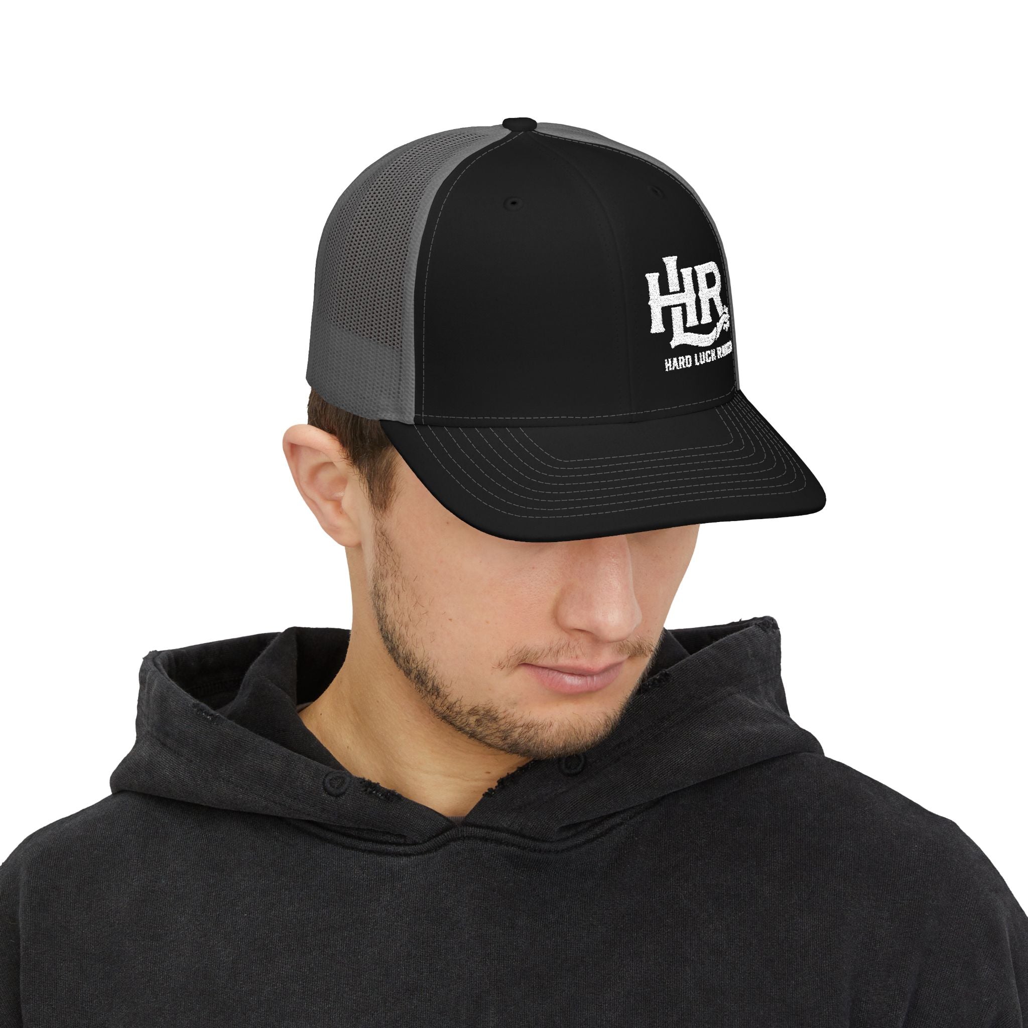 Hard Luck Ranch Trucker Cap – Embroidered HR Logo Snapback
