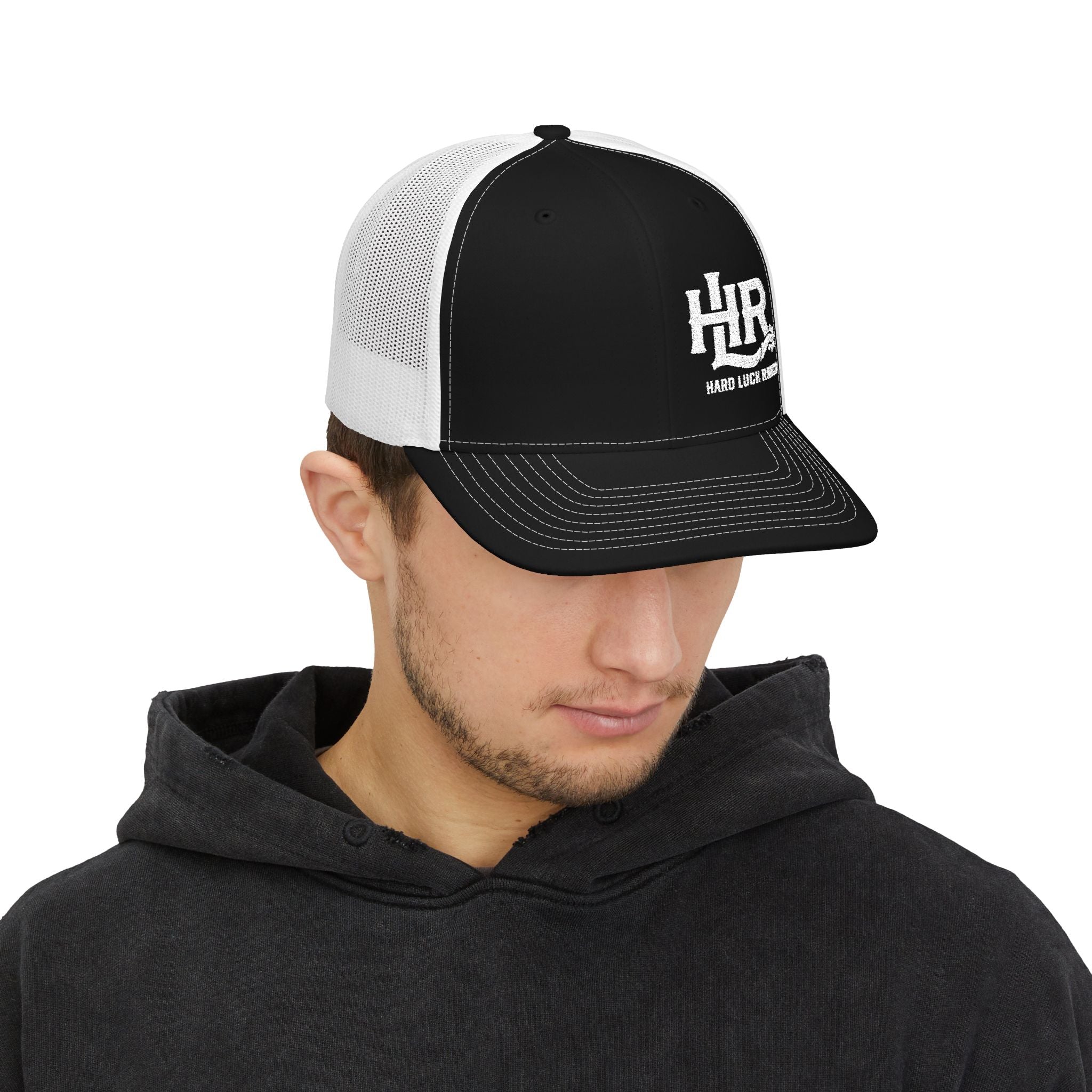 Hard Luck Ranch Trucker Cap – Embroidered HR Logo Snapback