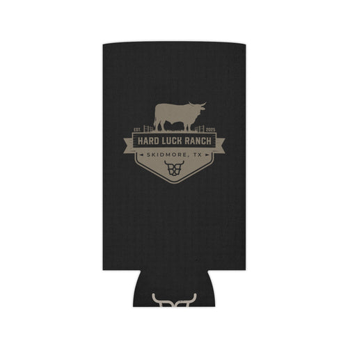 Hard Luck Ranch Can Cooler – Vintage Longhorn Beer Koozie (Skidmore, TX)