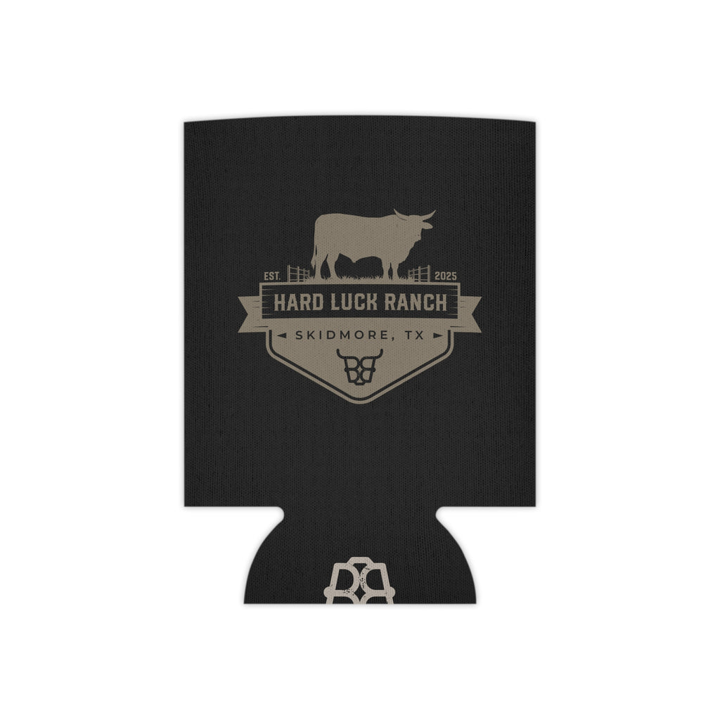 Hard Luck Ranch Can Cooler – Vintage Longhorn Beer Koozie (Skidmore, TX)