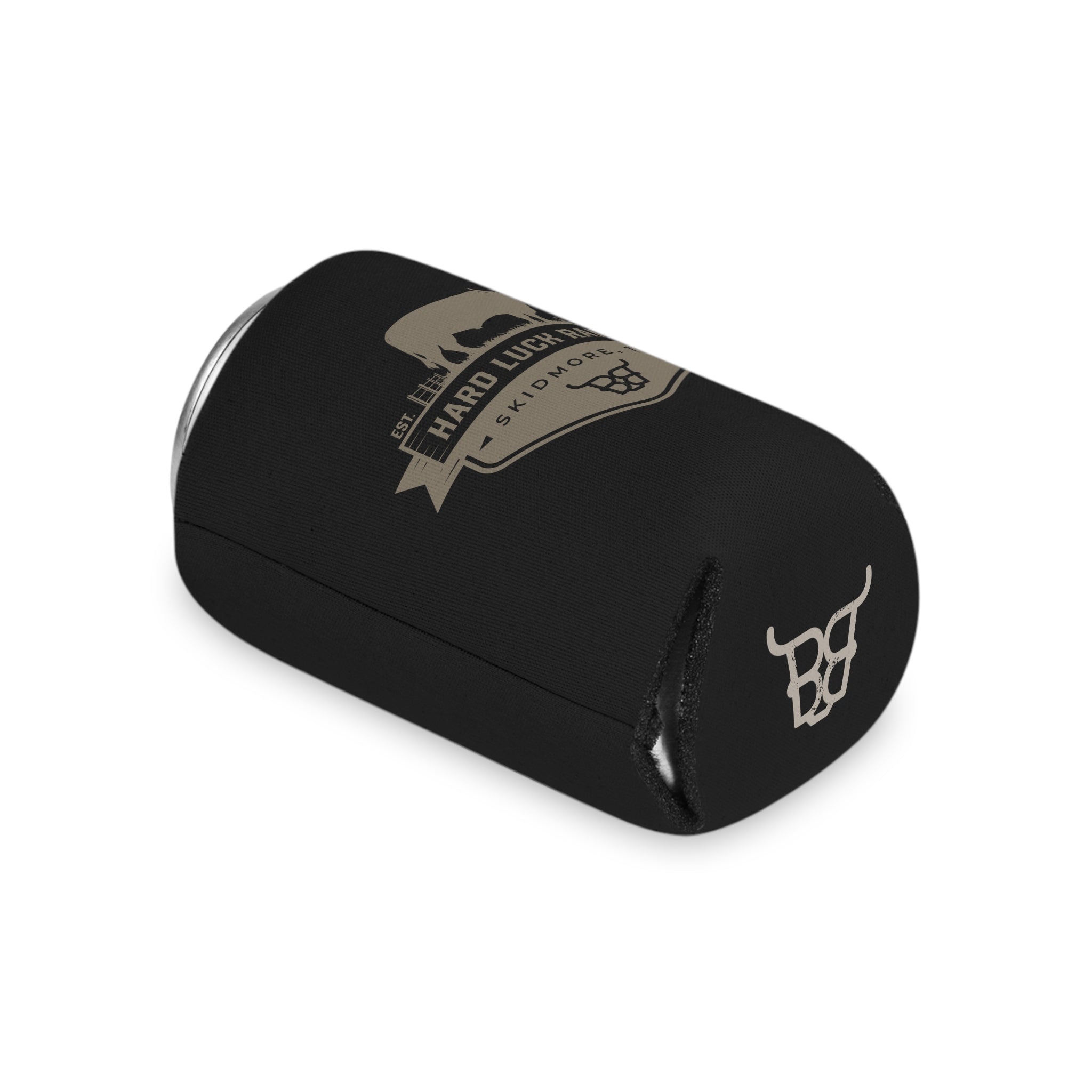Hard Luck Ranch Can Cooler – Vintage Longhorn Beer Koozie (Skidmore, TX)