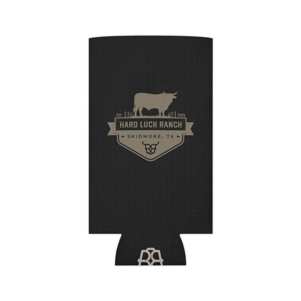 Hard Luck Ranch Can Cooler – Vintage Longhorn Beer Koozie (Skidmore, TX)