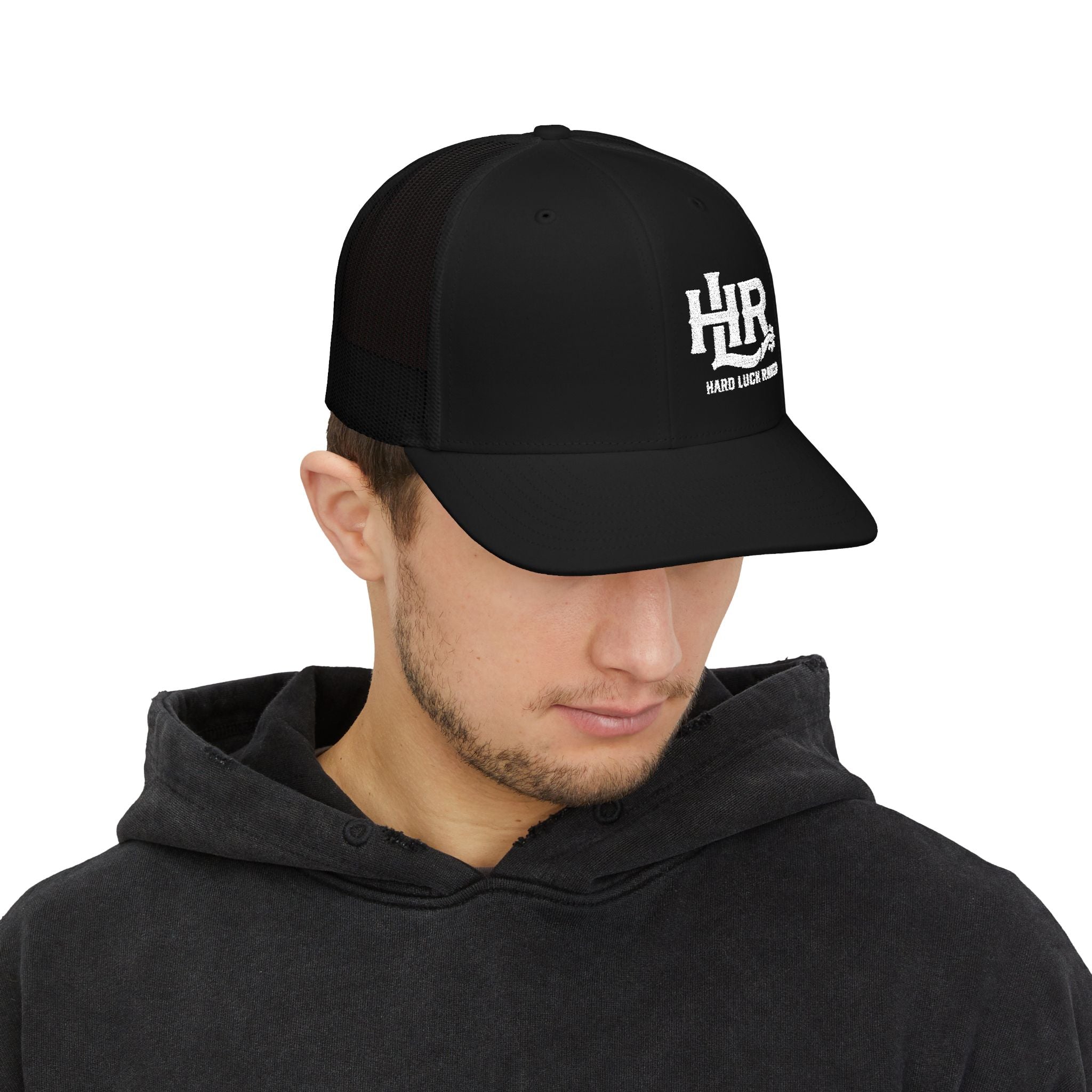 Hard Luck Ranch Trucker Cap – Embroidered HR Logo Snapback