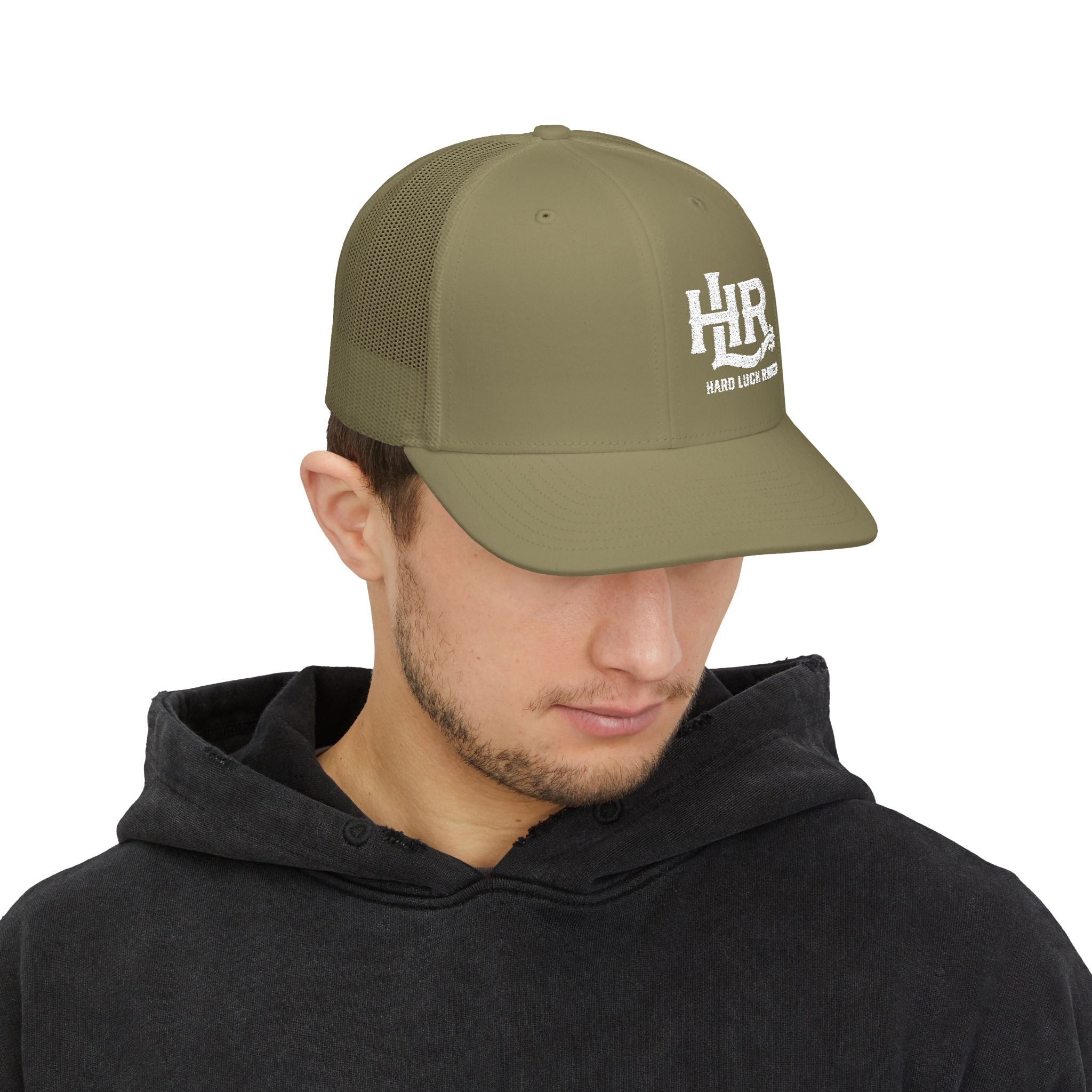 Hard Luck Ranch Trucker Cap – Embroidered HR Logo Snapback